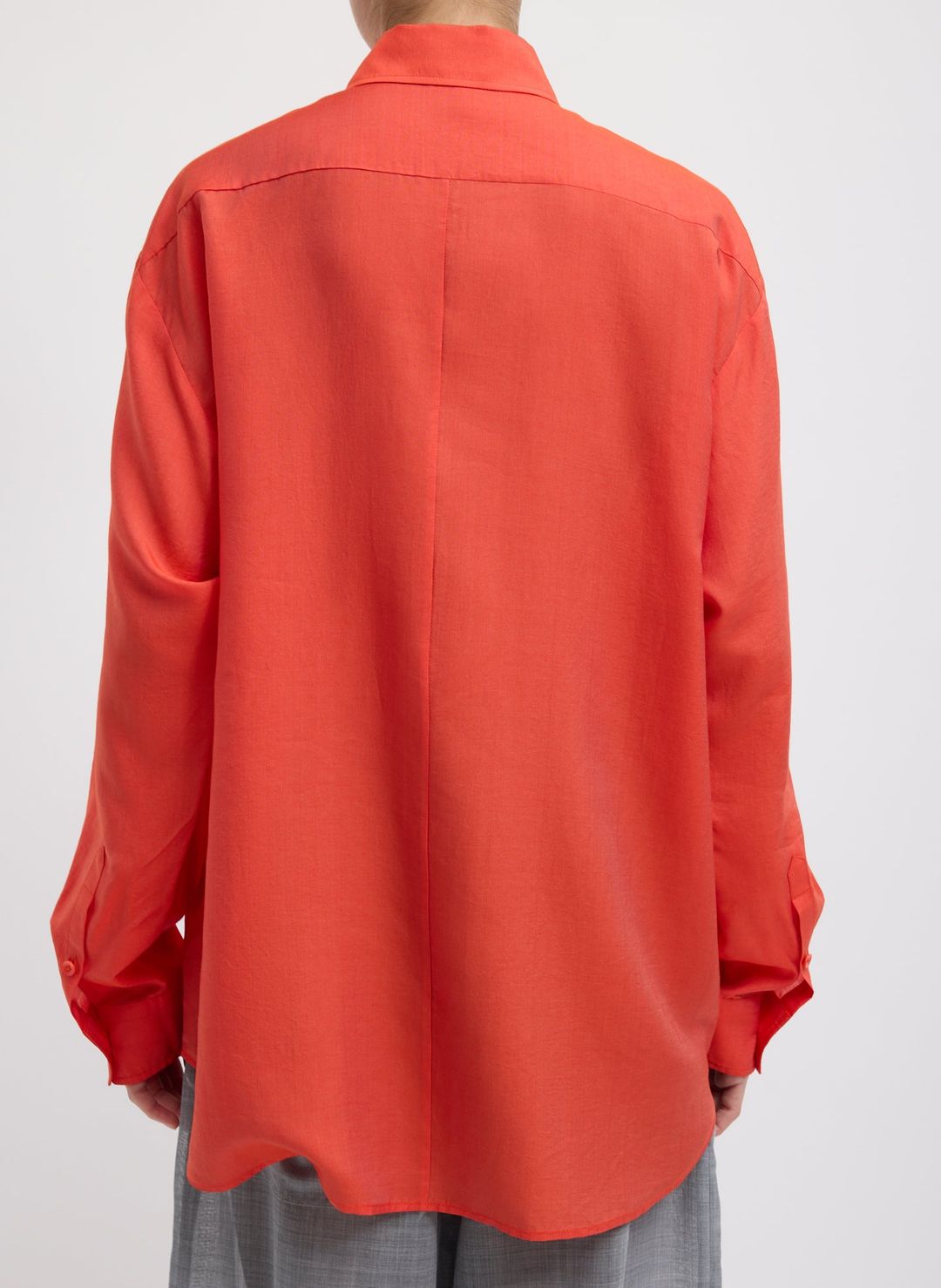 Silk Voile Easy Pintucked Shirt #3