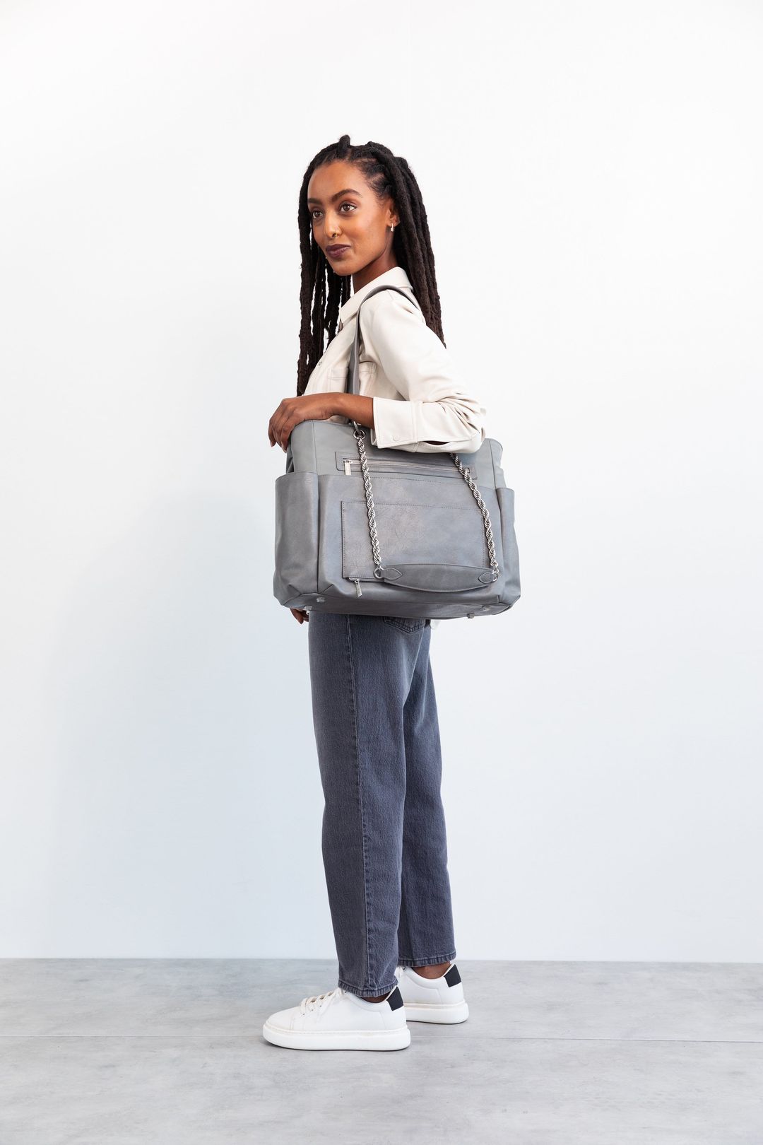 The Diaper Bag in Grey #5