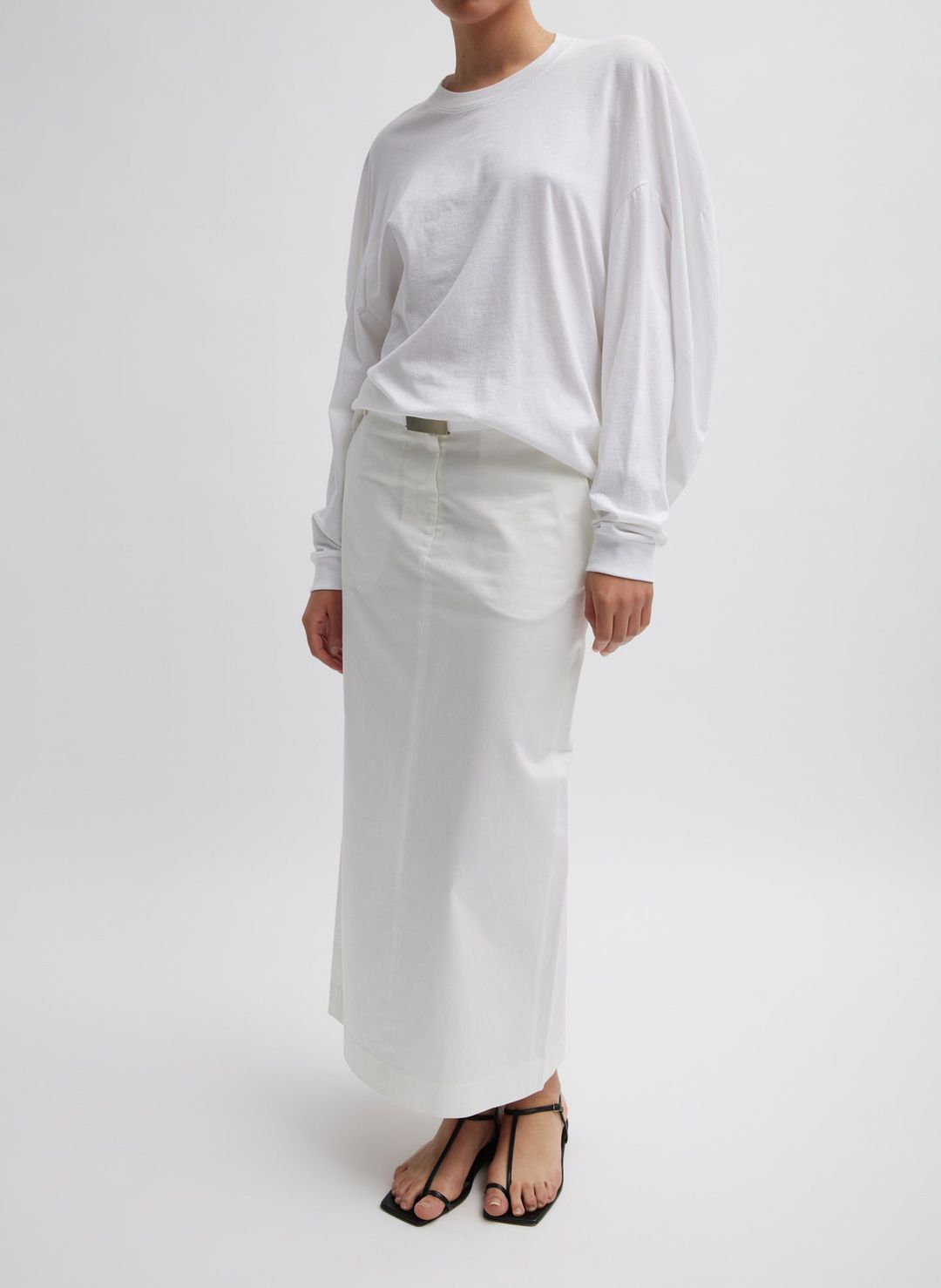 Chino Maxi Skirt
