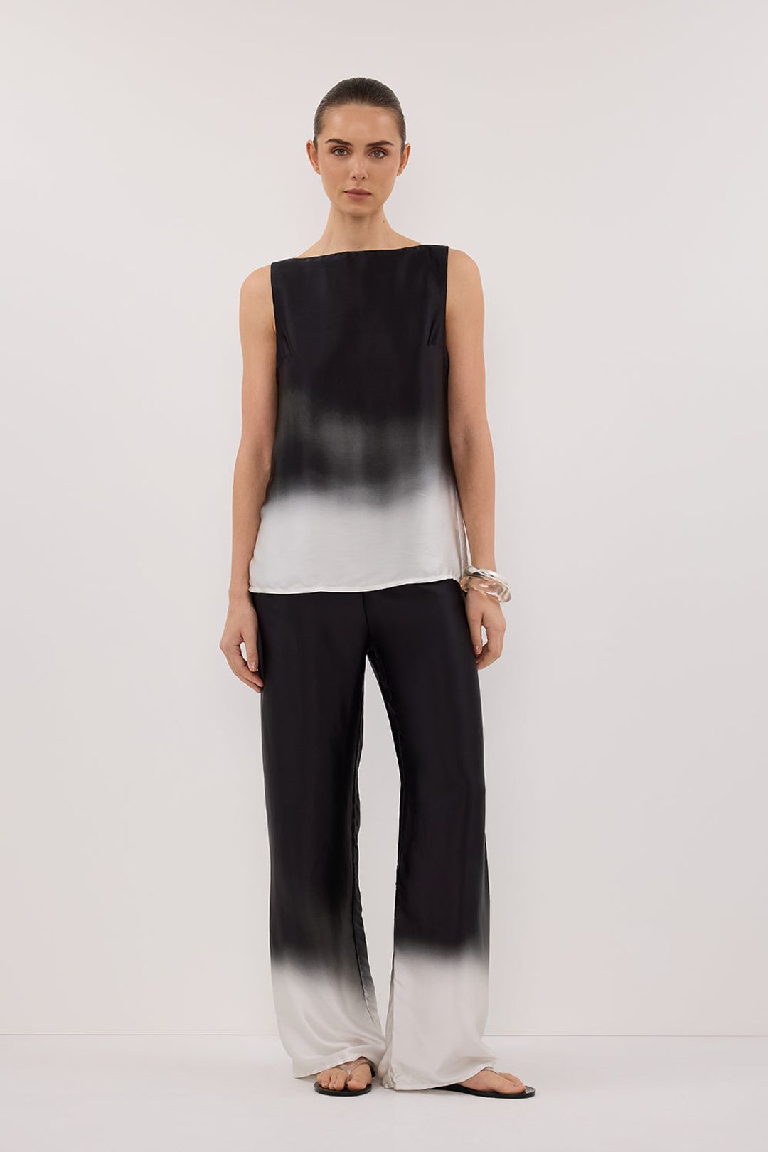 HUXLEY OMBRE SILK TOP