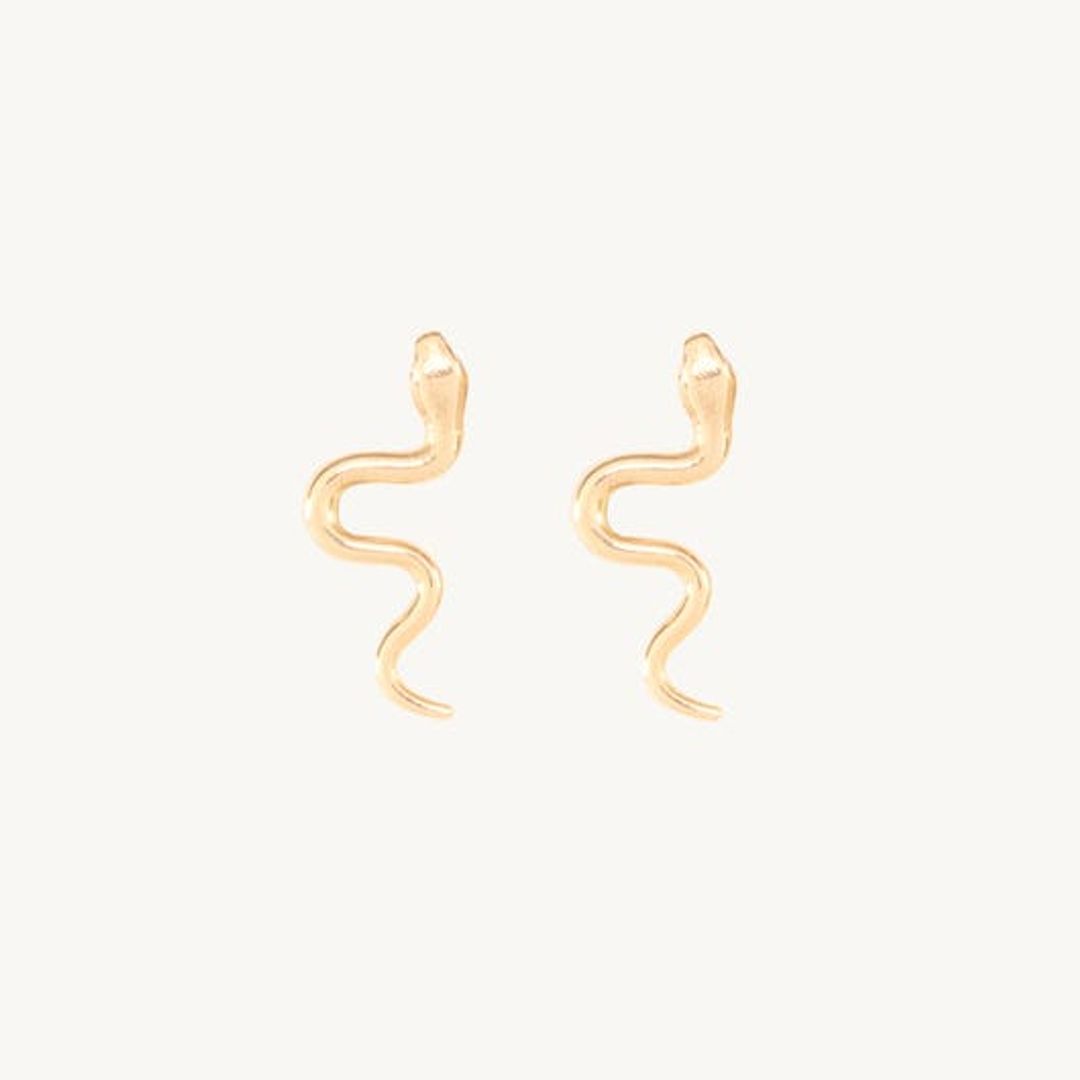 Tiniest Sylvie Snake Stud (single)
