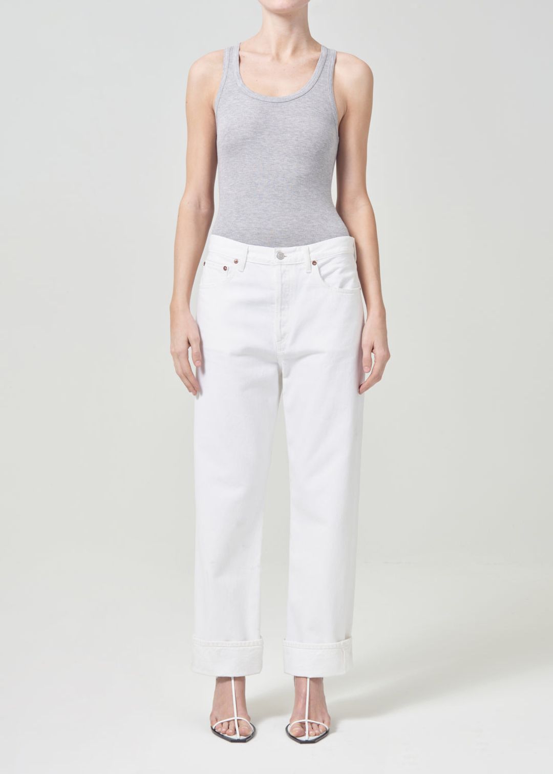 Maria Bodysuit in Grey Heather #3