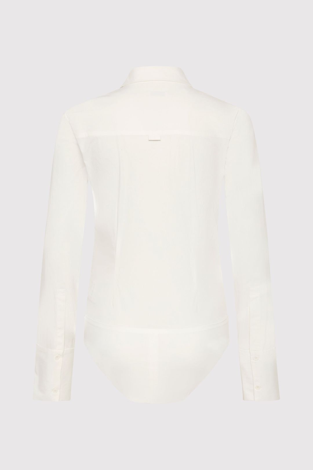 Classic Shirt Bodysuit - White #9