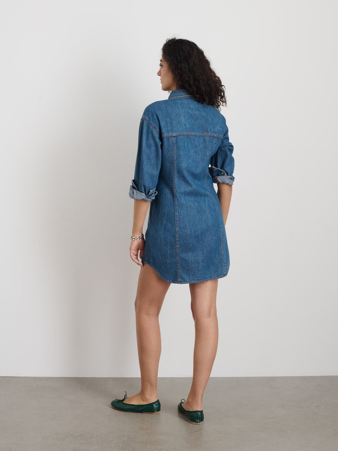 Marissa Shirtdress in Light Weight Denim #5