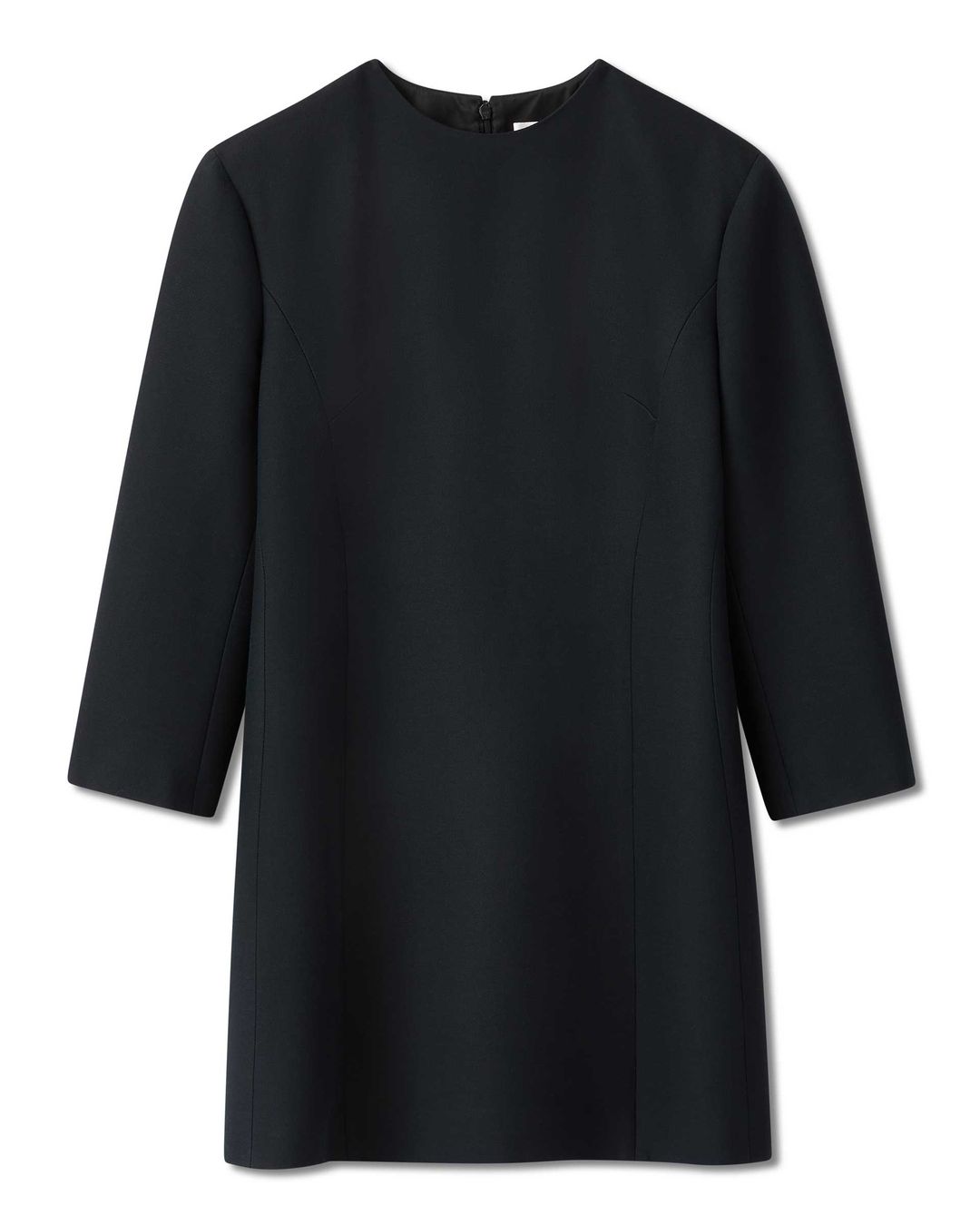 Dexter Dress in Wool Viscose, Black #5