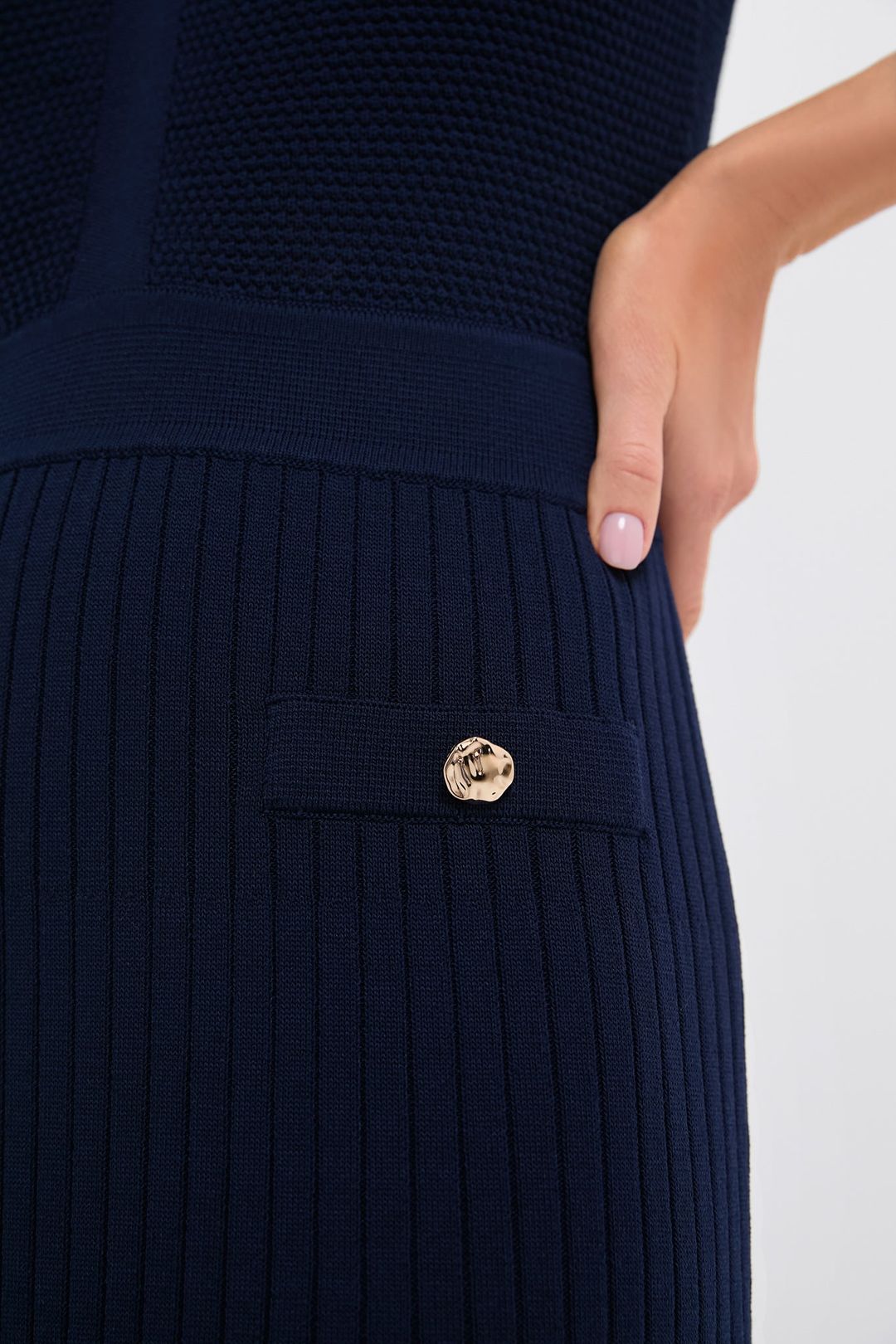 Navy Knit Ruby Dress #5