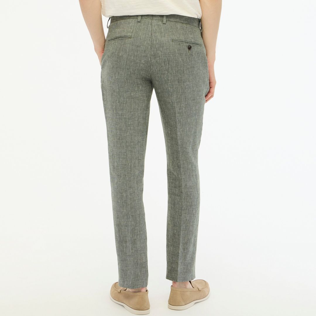 thompson slim linen suit pant #14