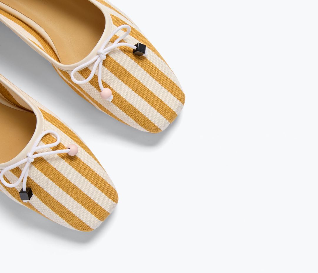 JADA SQUARE TOE BALLET FLAT #4