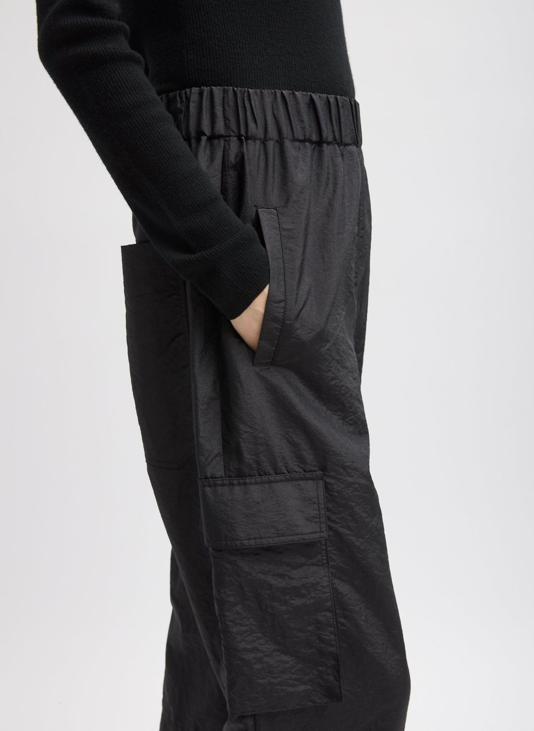 Crispy Nylon Wilt Pull On Jogger #3