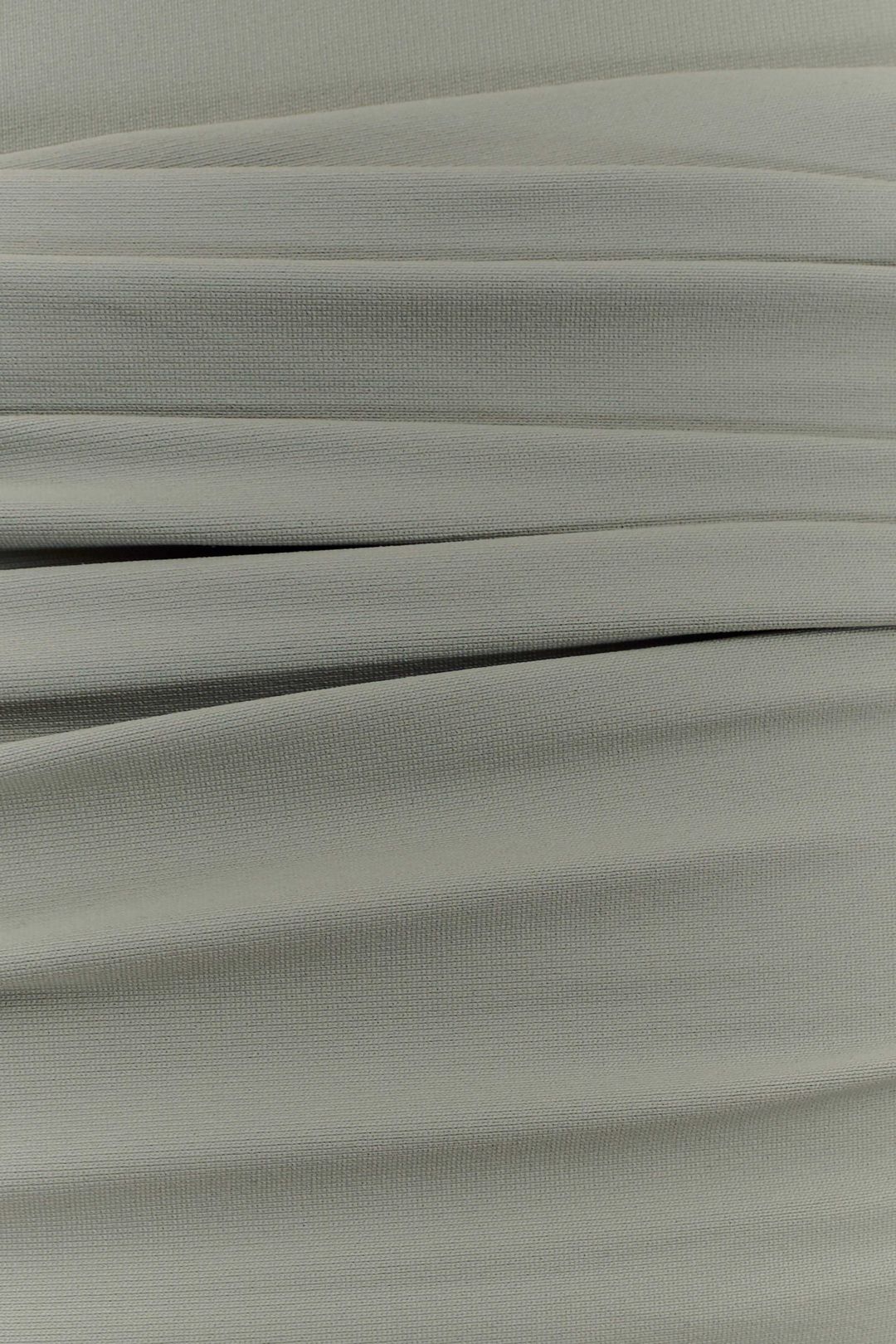 Sera One Shoulder Recycled Nylon Top With Drape - Basil #6