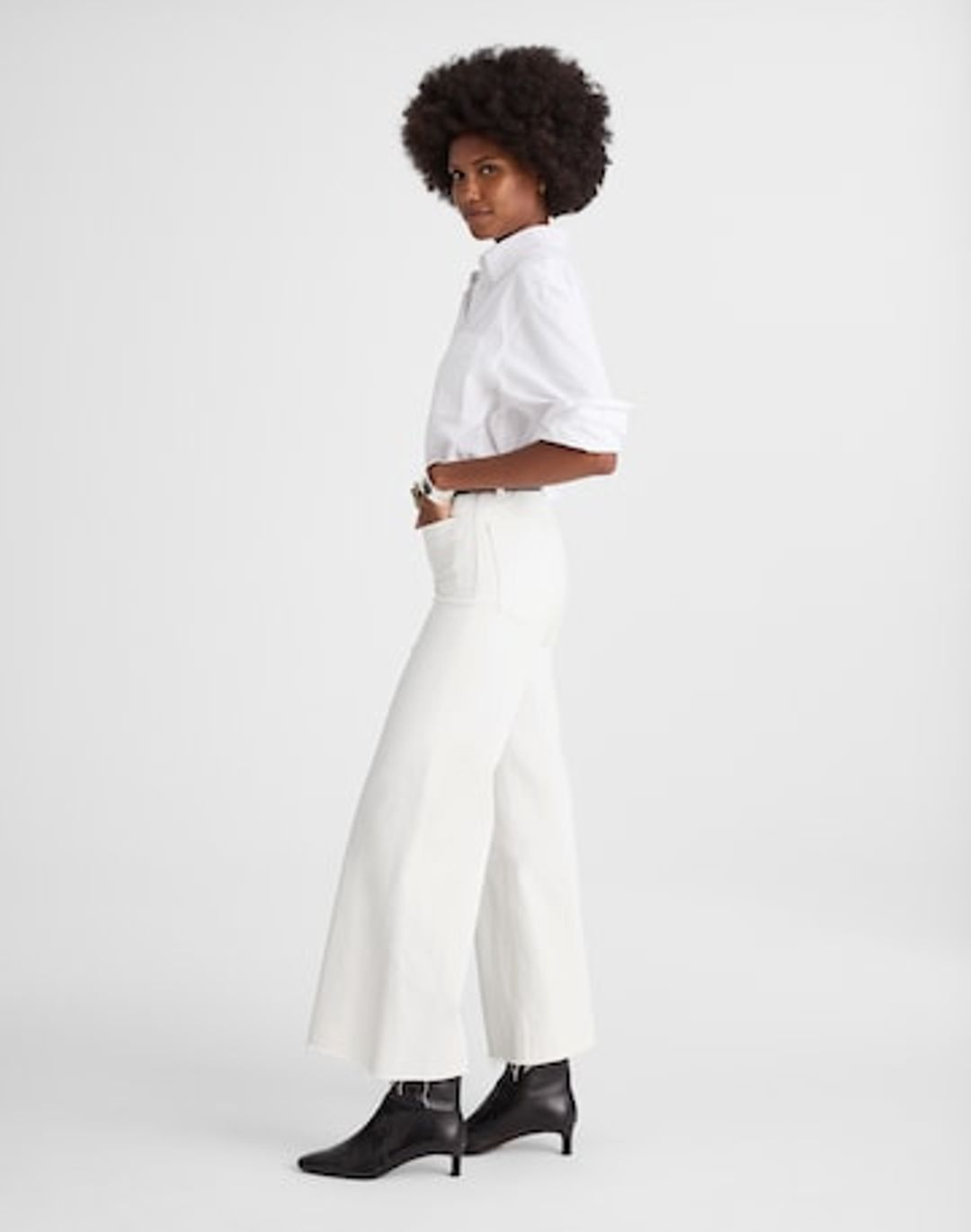 flared wide leg w. welt pkt #3