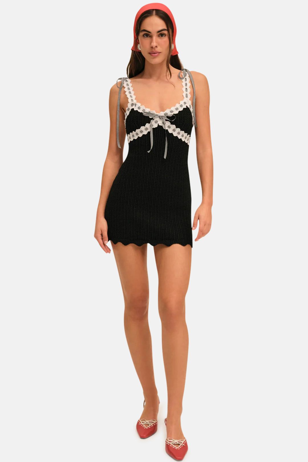 Becka Mini Dress Black #6