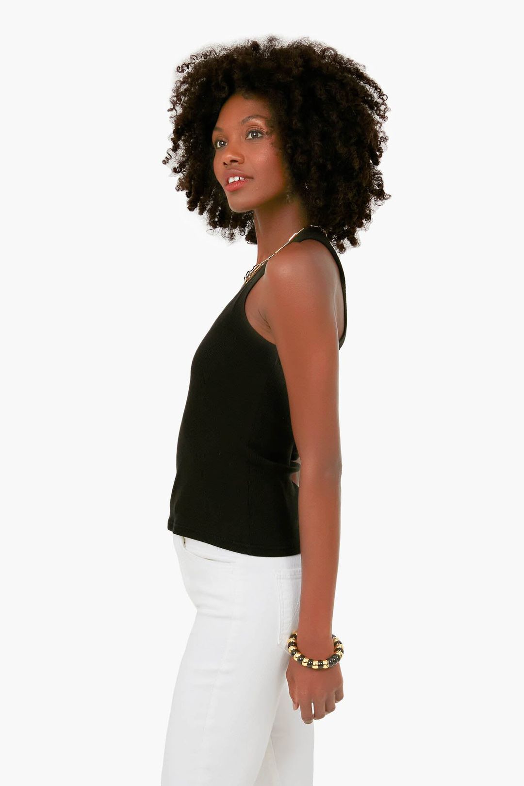 Black Sirena Rib Tank #3