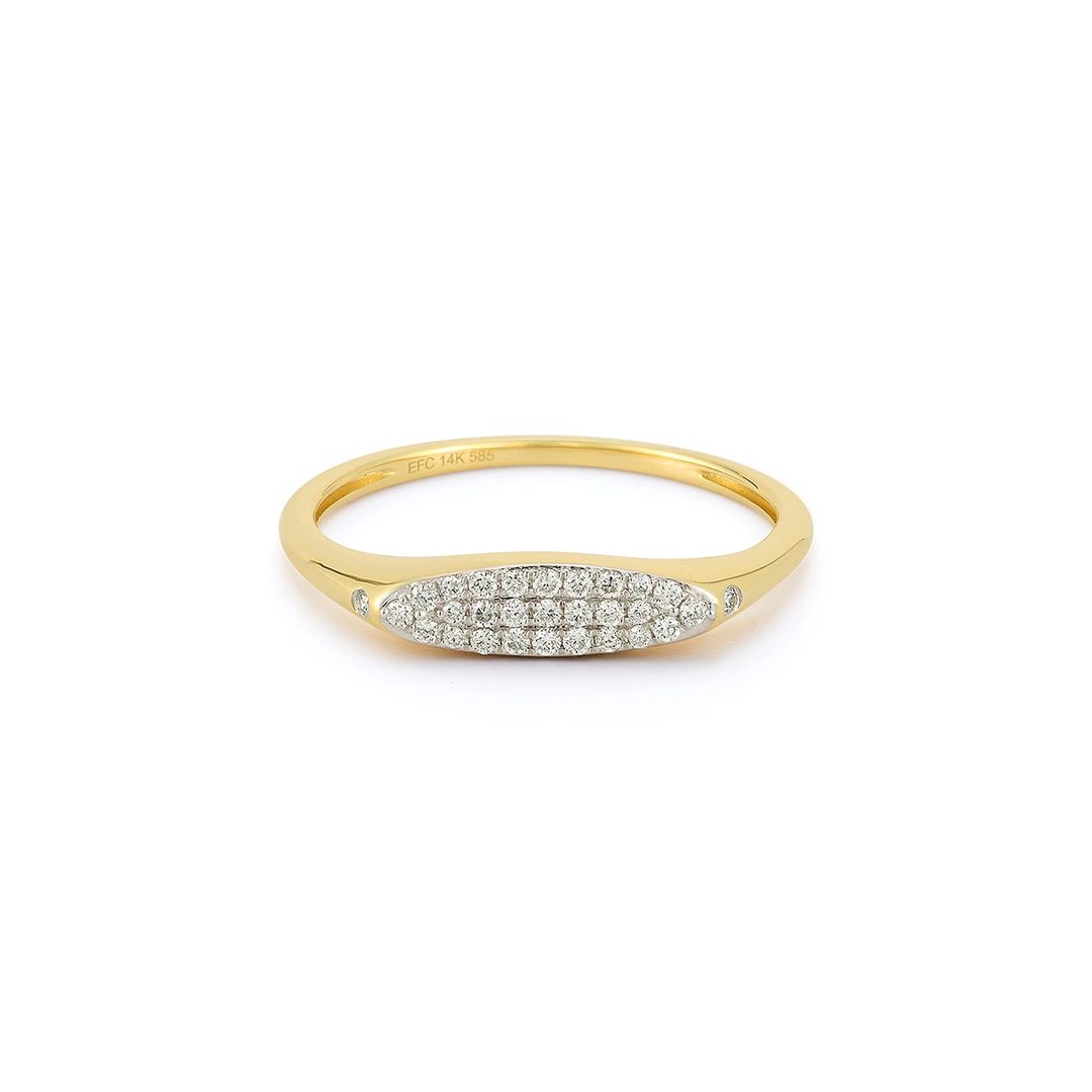 Pavé Diamond Treasure Ring