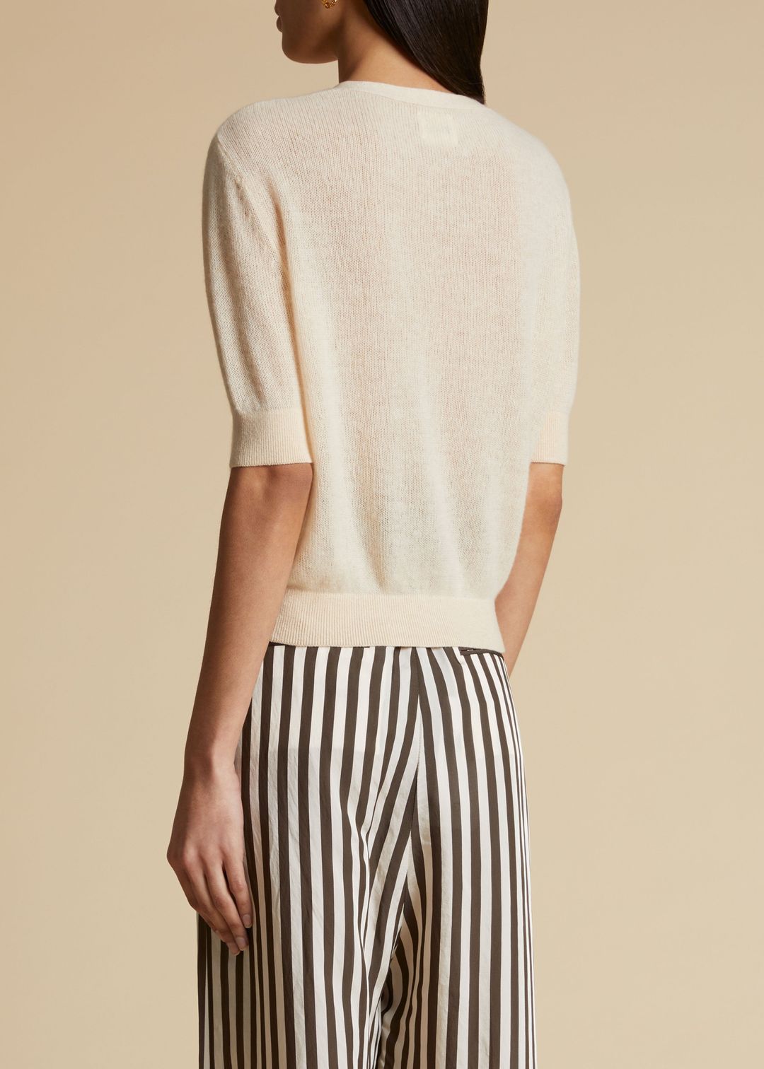 The Dianna Cardigan in Custard #9