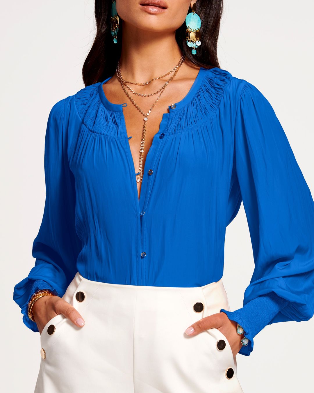 Isla Puff Sleeve Blouse #4