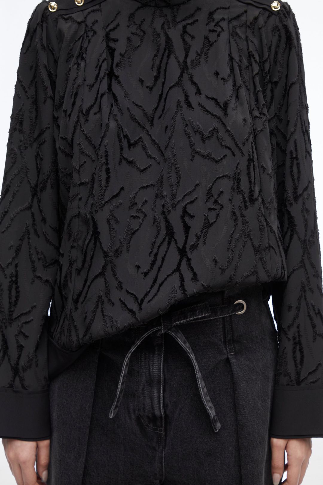 Shadow Vines Jacquard Top #5