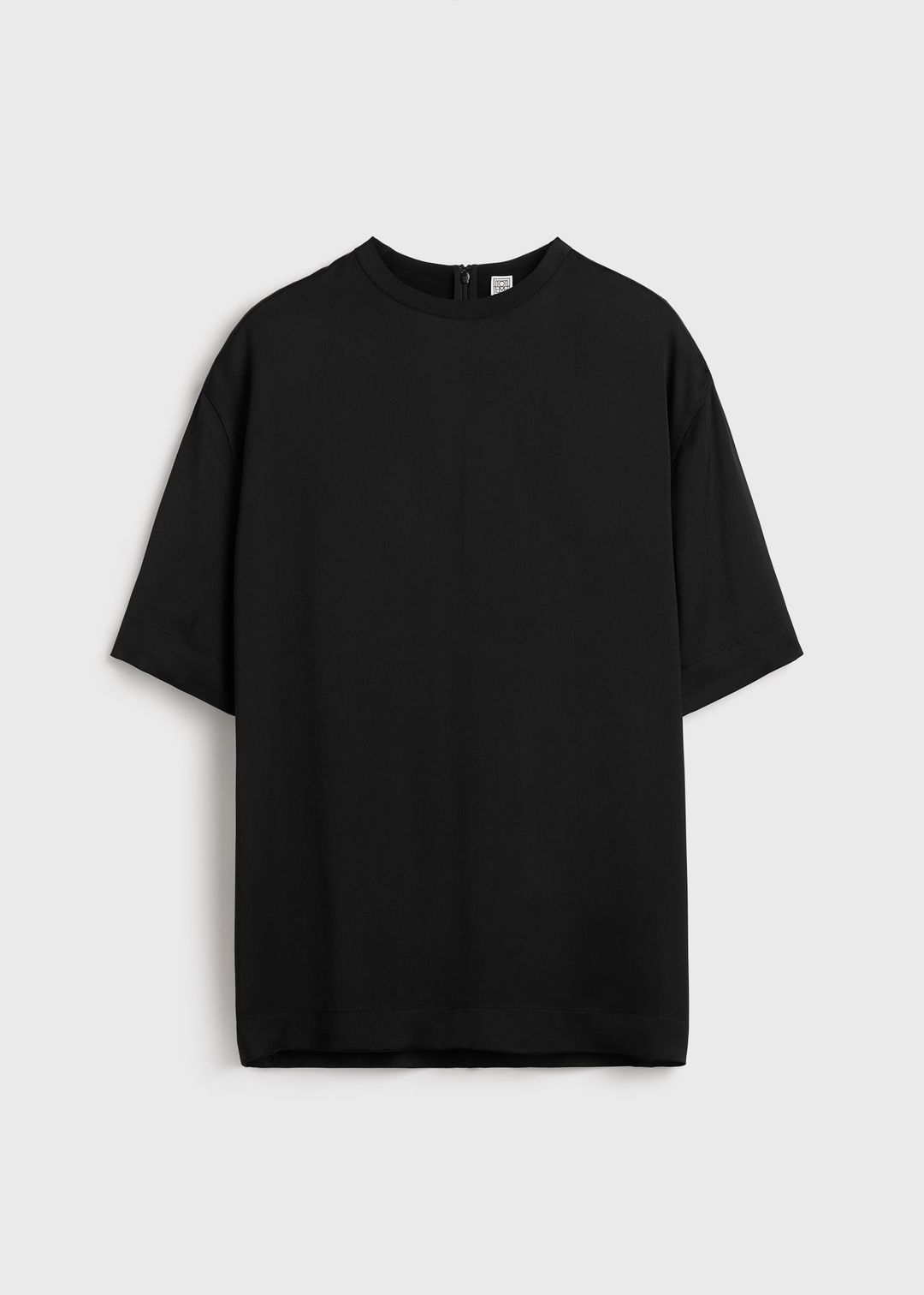 Satin tee black #5