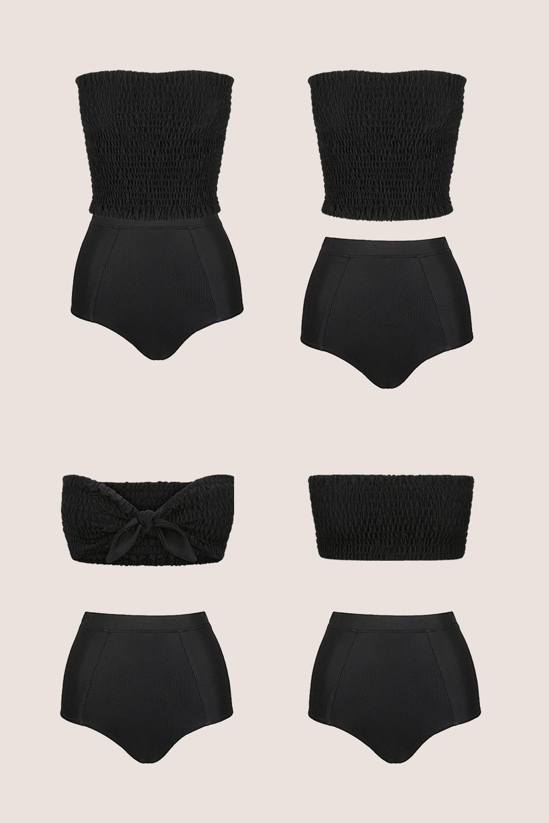 EASTON MULTI WAY BIKINI TOP - BLACK #17