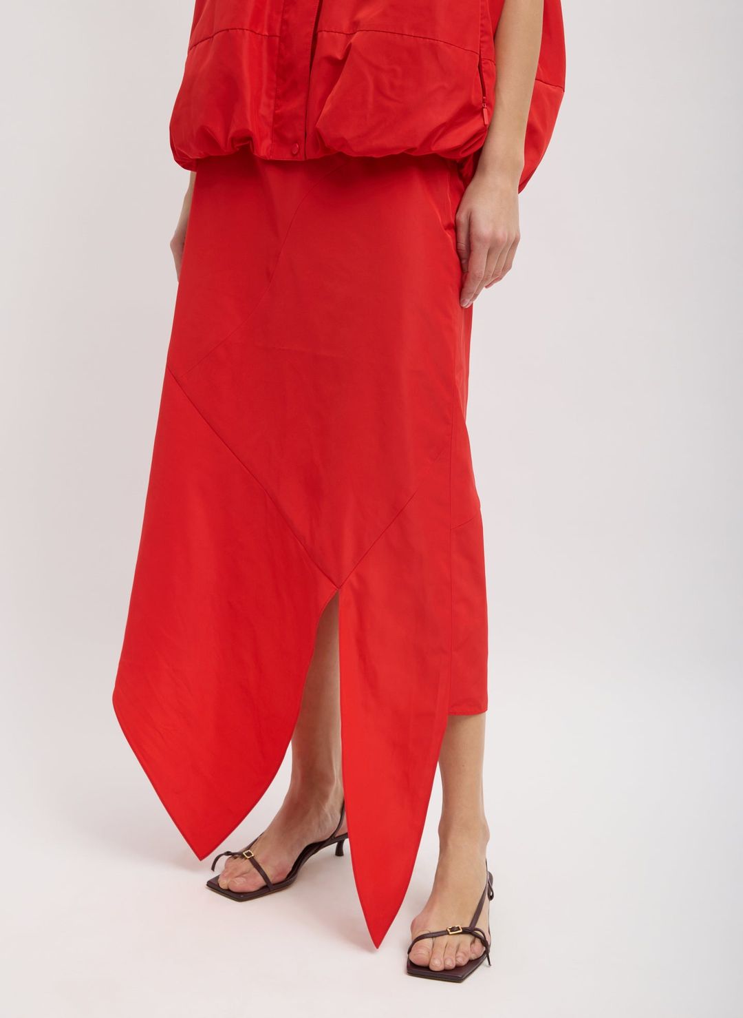 Italian Sporty Nylon Tie Skirt