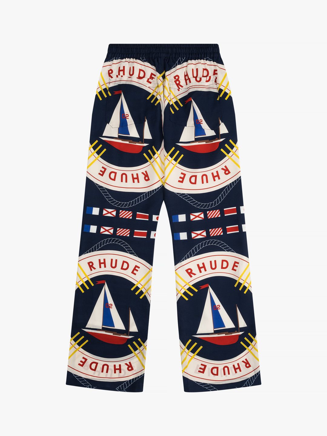 RHUDE FLAG SAIL SILK PANT #3