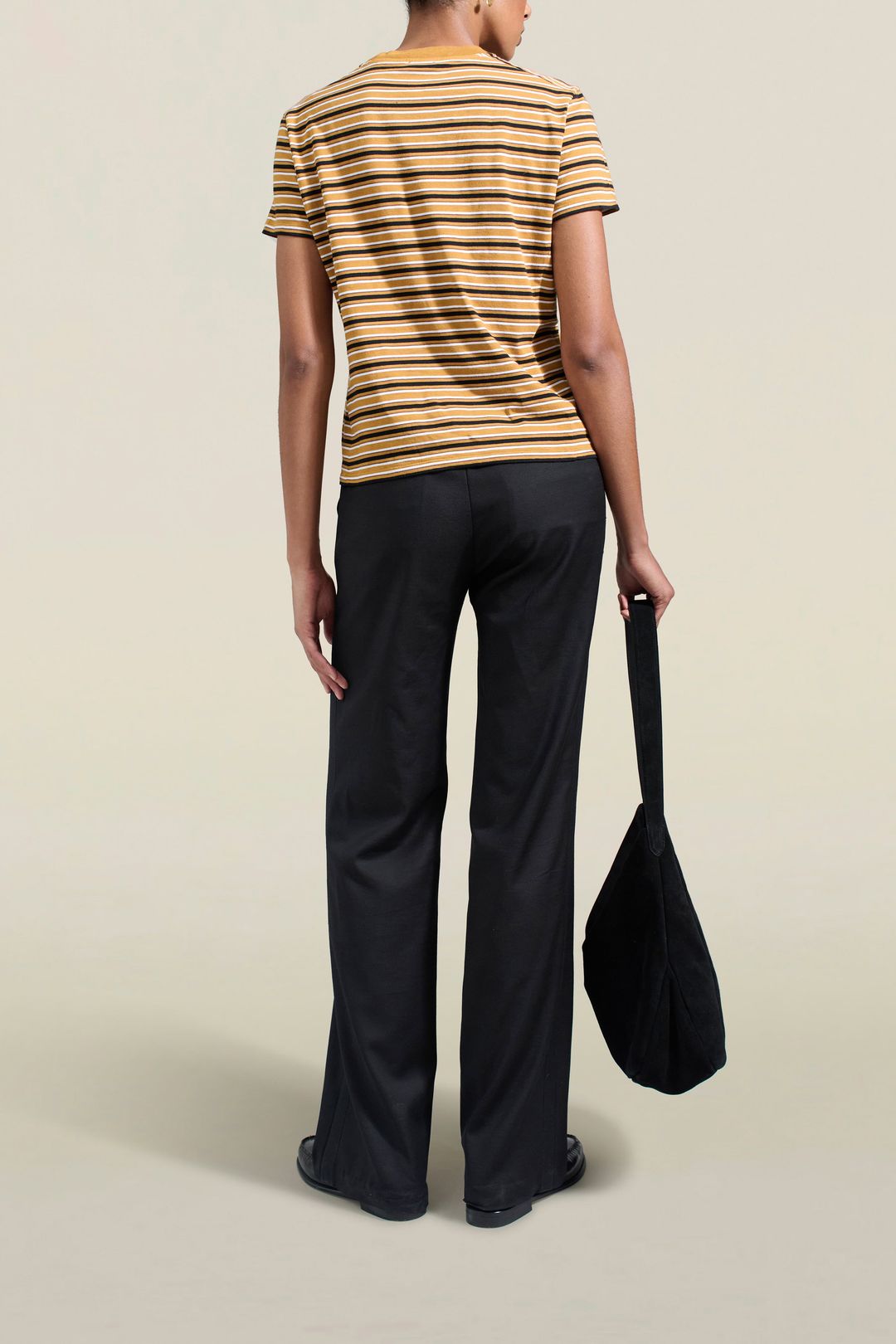Kenzie T-Shirt in Gold Multi Stripe #3