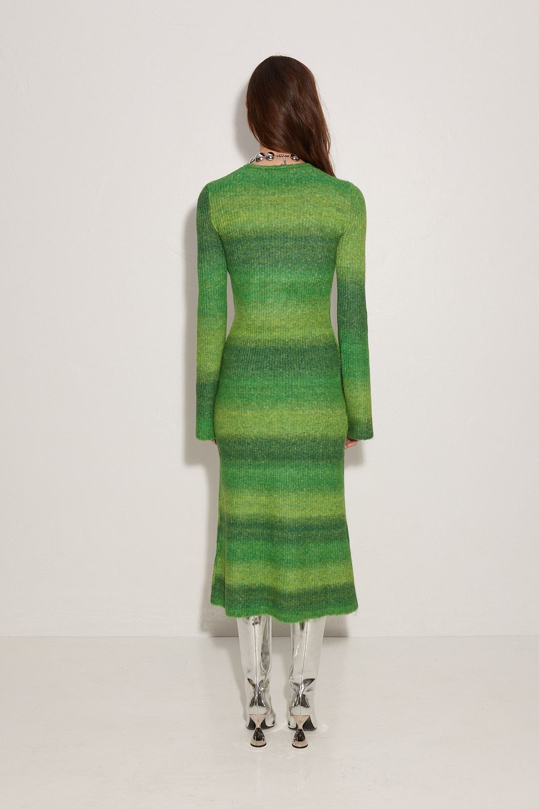 Axon Dress in Gummy Green Multi #7
