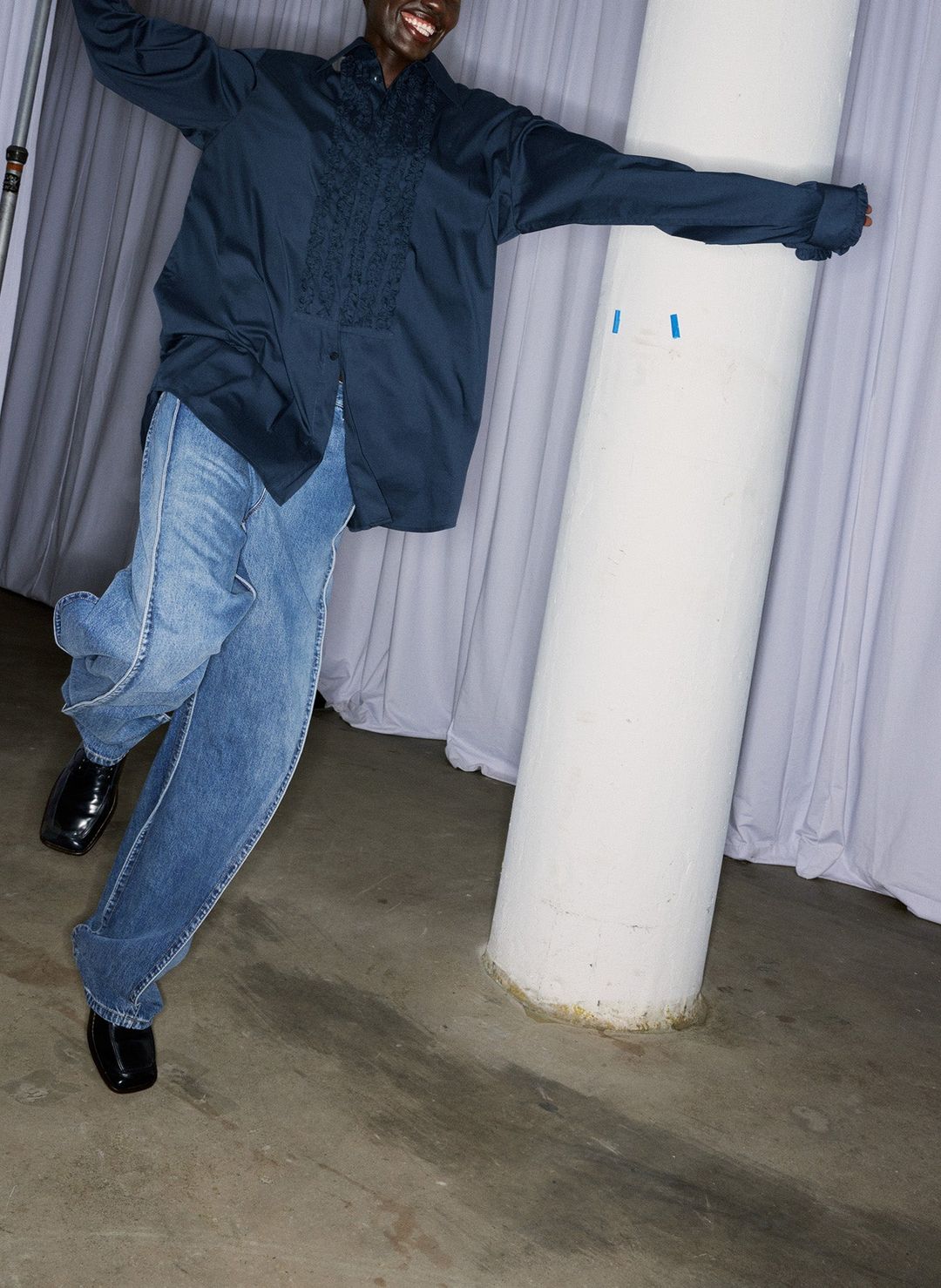Spring Denim Tuck Jean #3