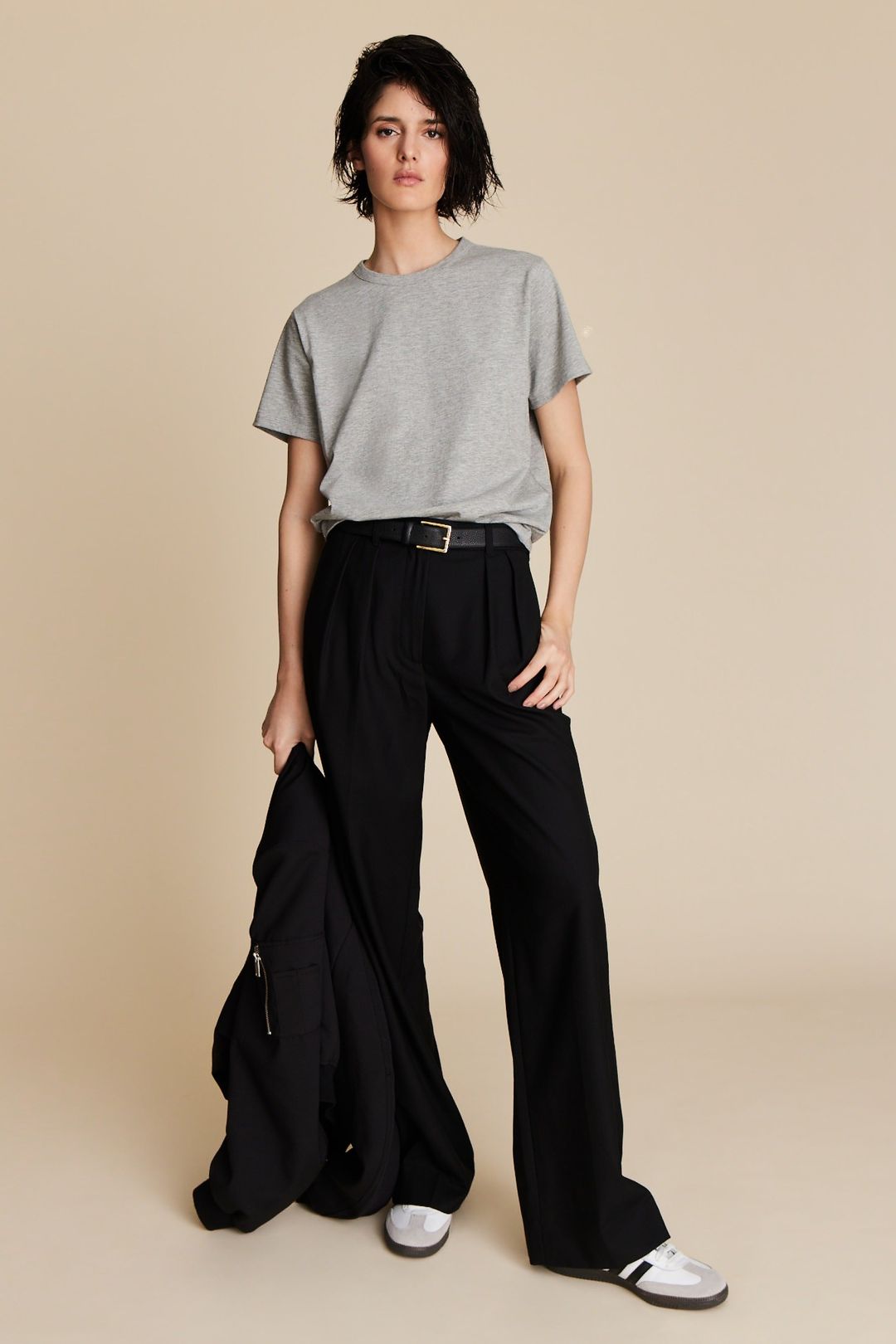 The Iconically Soft Perfect Tee in Heather Grey #2