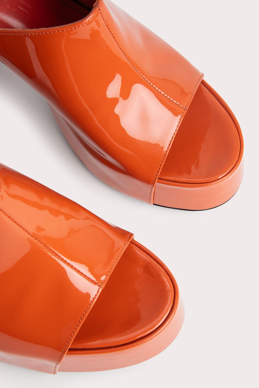 Brad Burnt Orange Patent Leather #3
