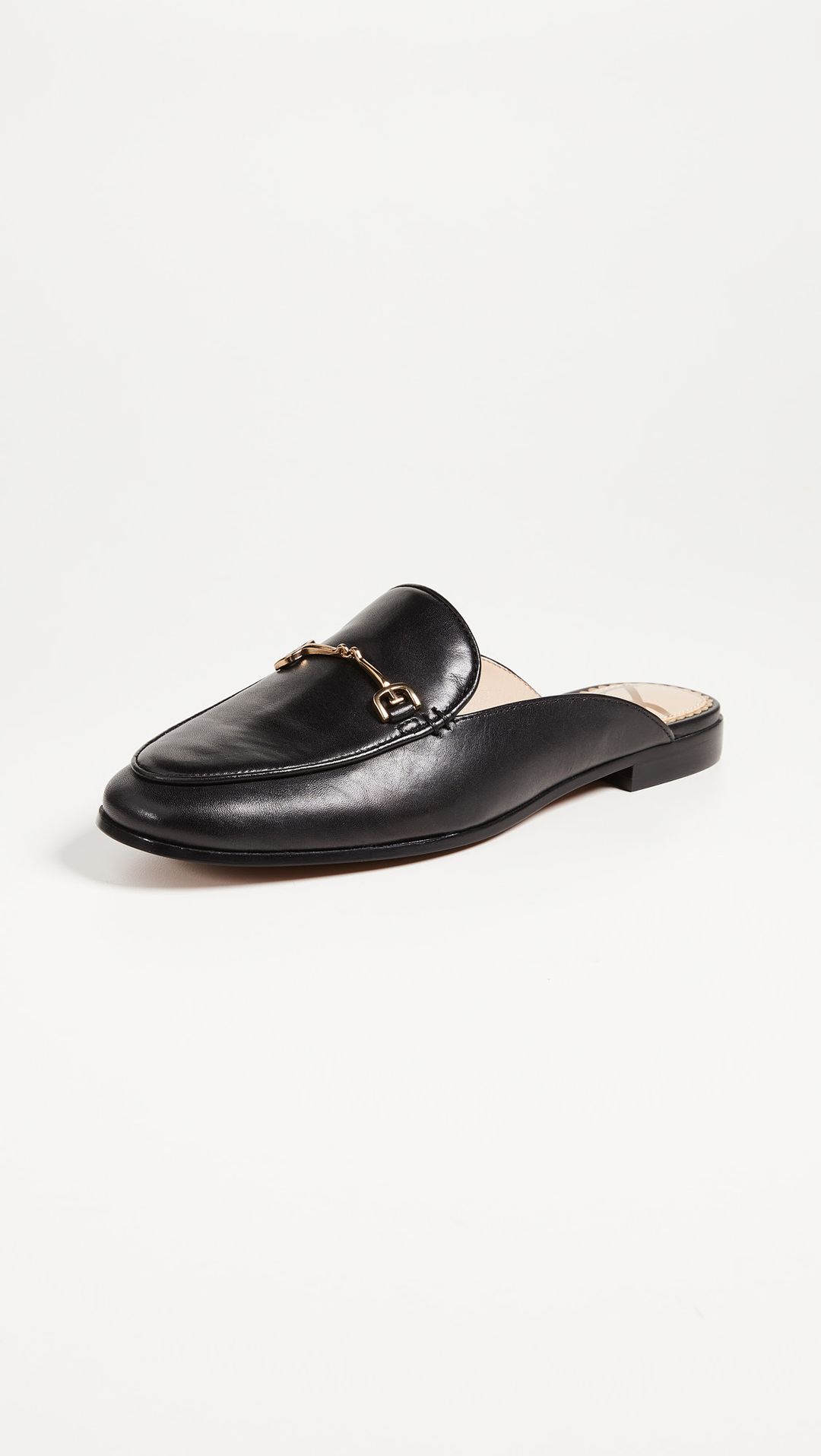 Linnie Bit Mule In Black Leather #3