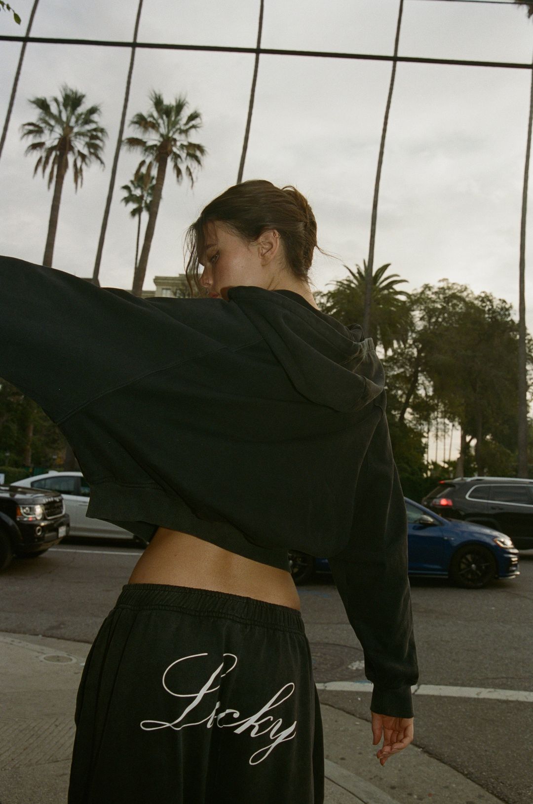 Lucky Track Pant | Washed Grey #3