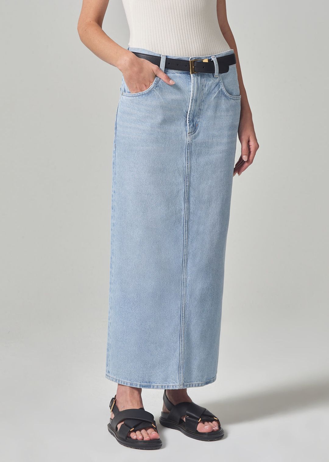 Verona Column Skirt in Frequency #4