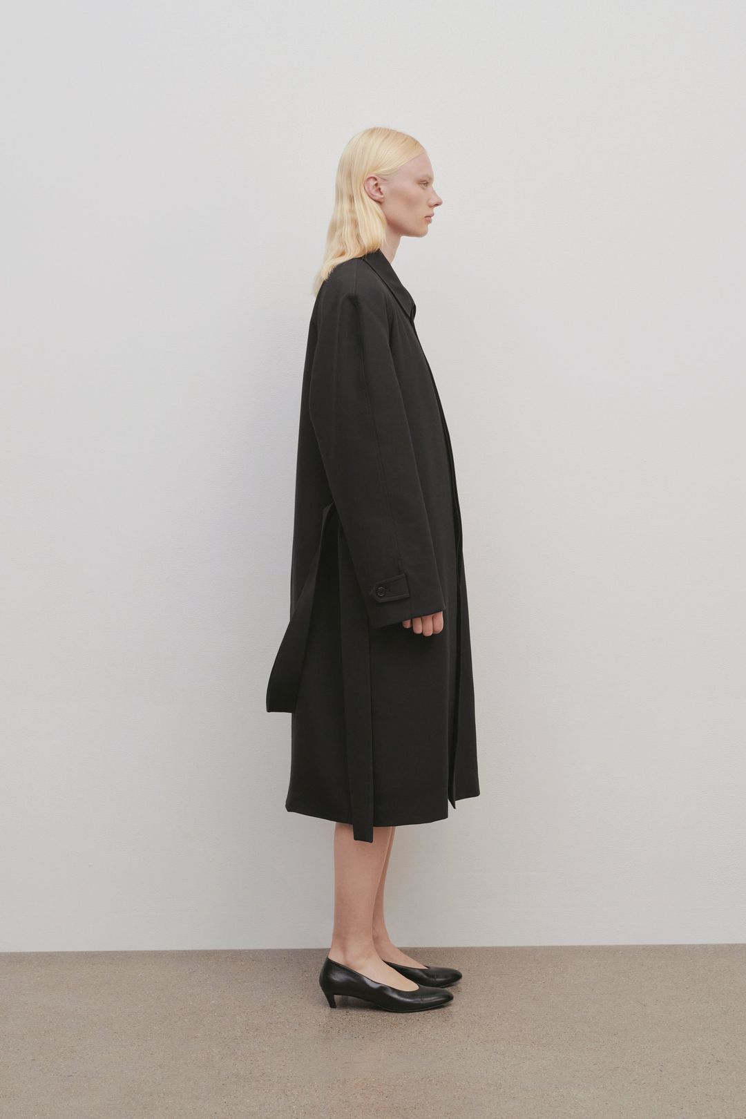 Devitt Coat in Wool and Silk #4