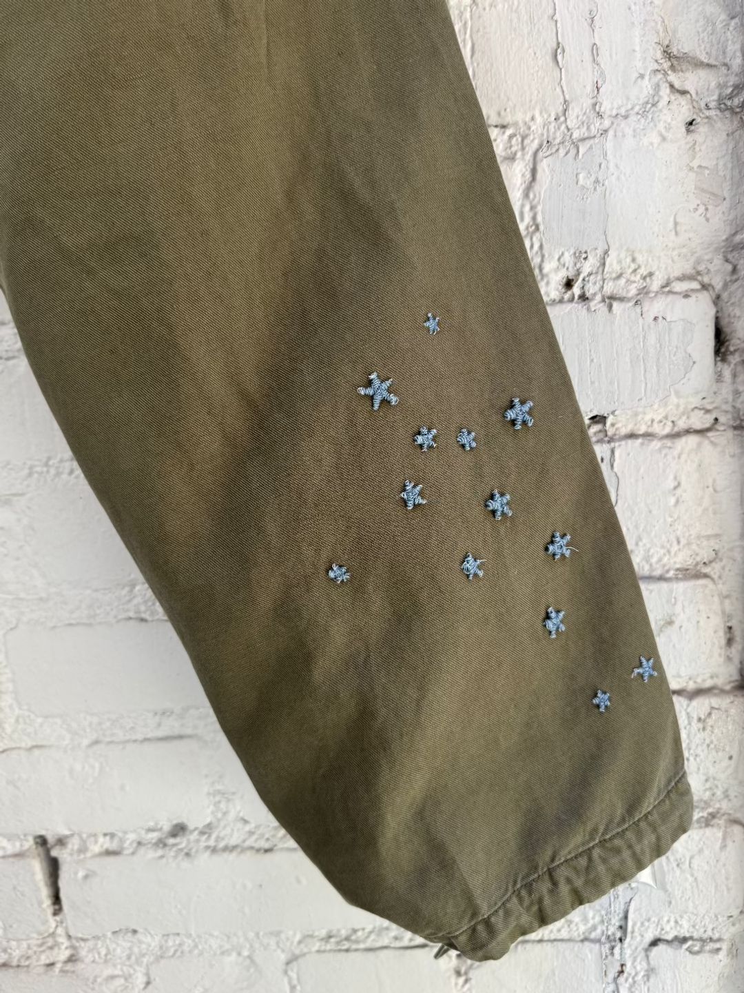 P78 Comfort - Ltd. Edition - Linen/Cotton Japan Twill Stars Embroidery Army #4
