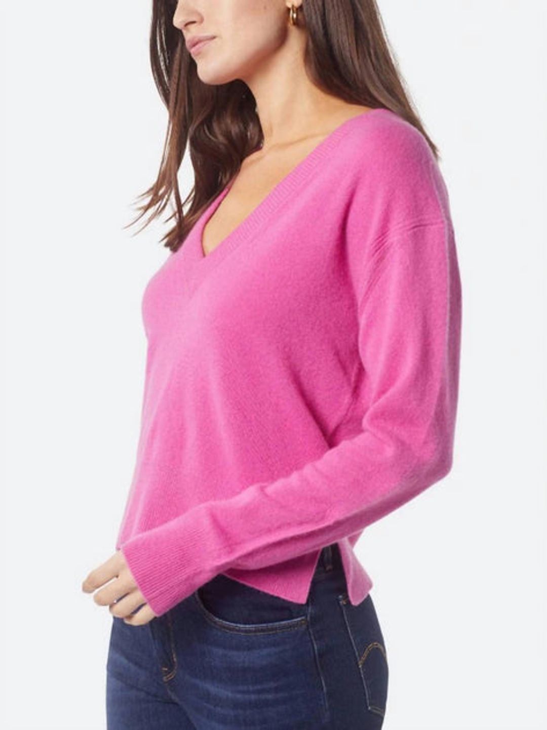 Wayna cashmere sweater in pink #3