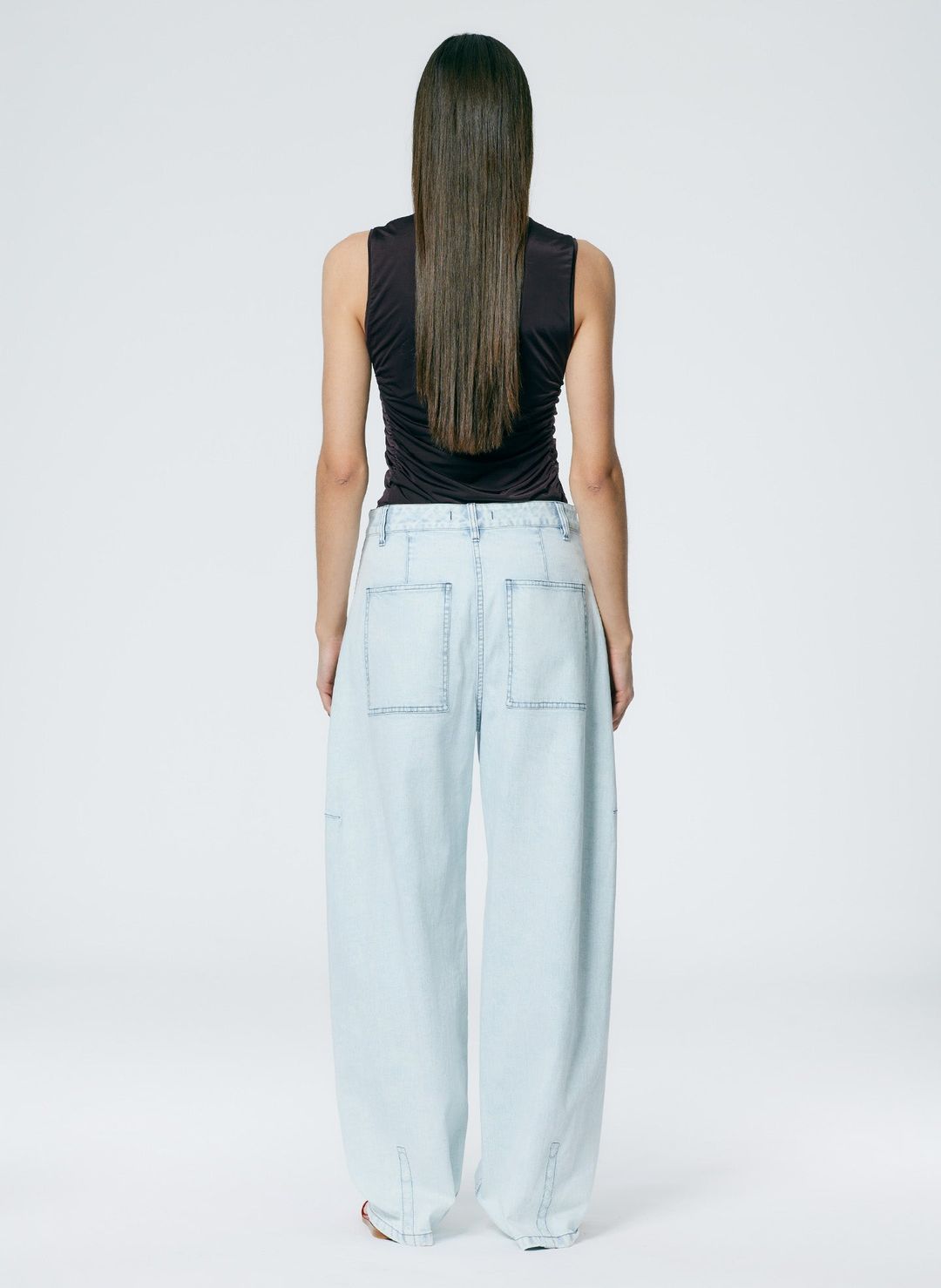 Bleached Denim Sid Jean - Petite #3