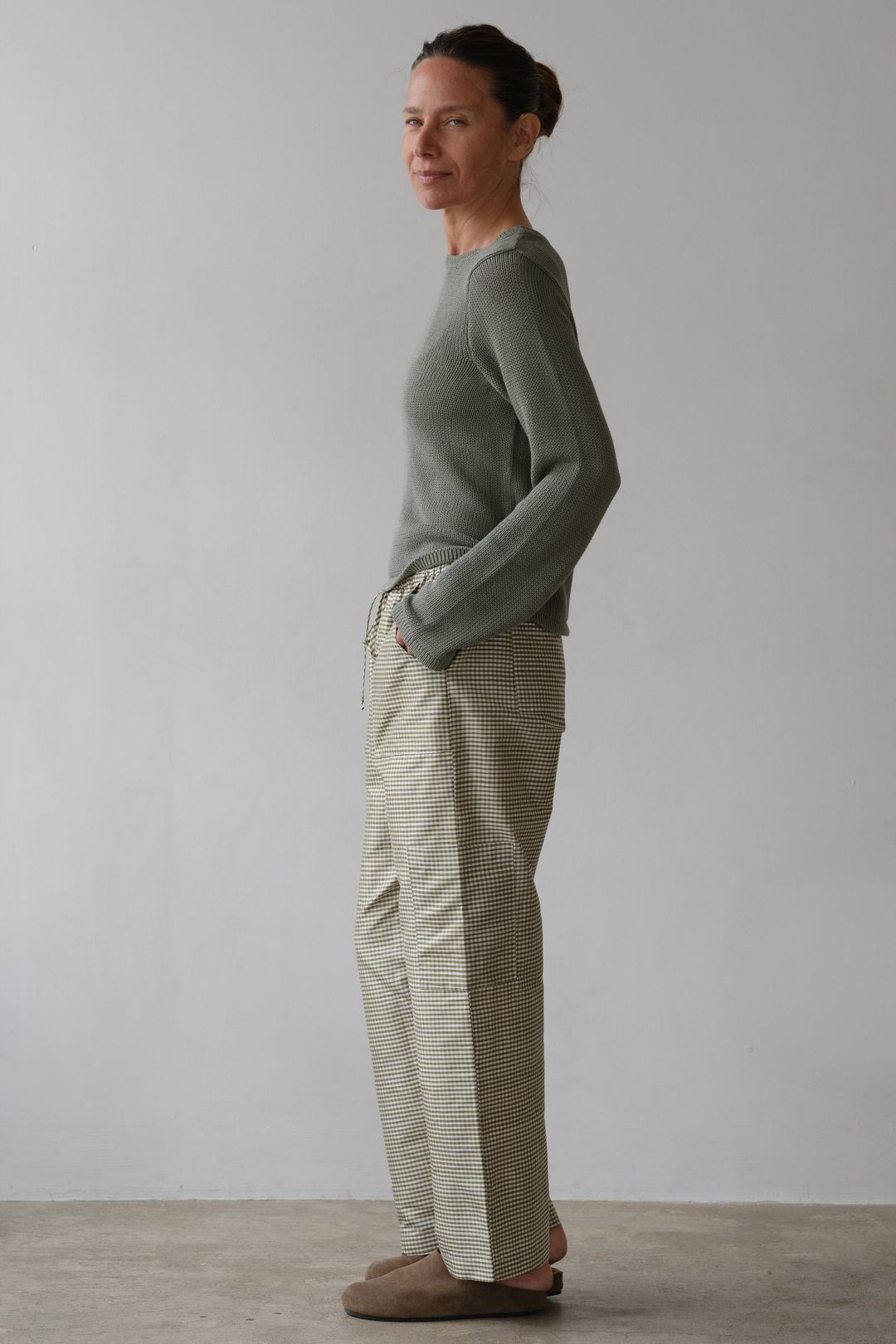 The Taffeta Drawstring Cargo Pant #4