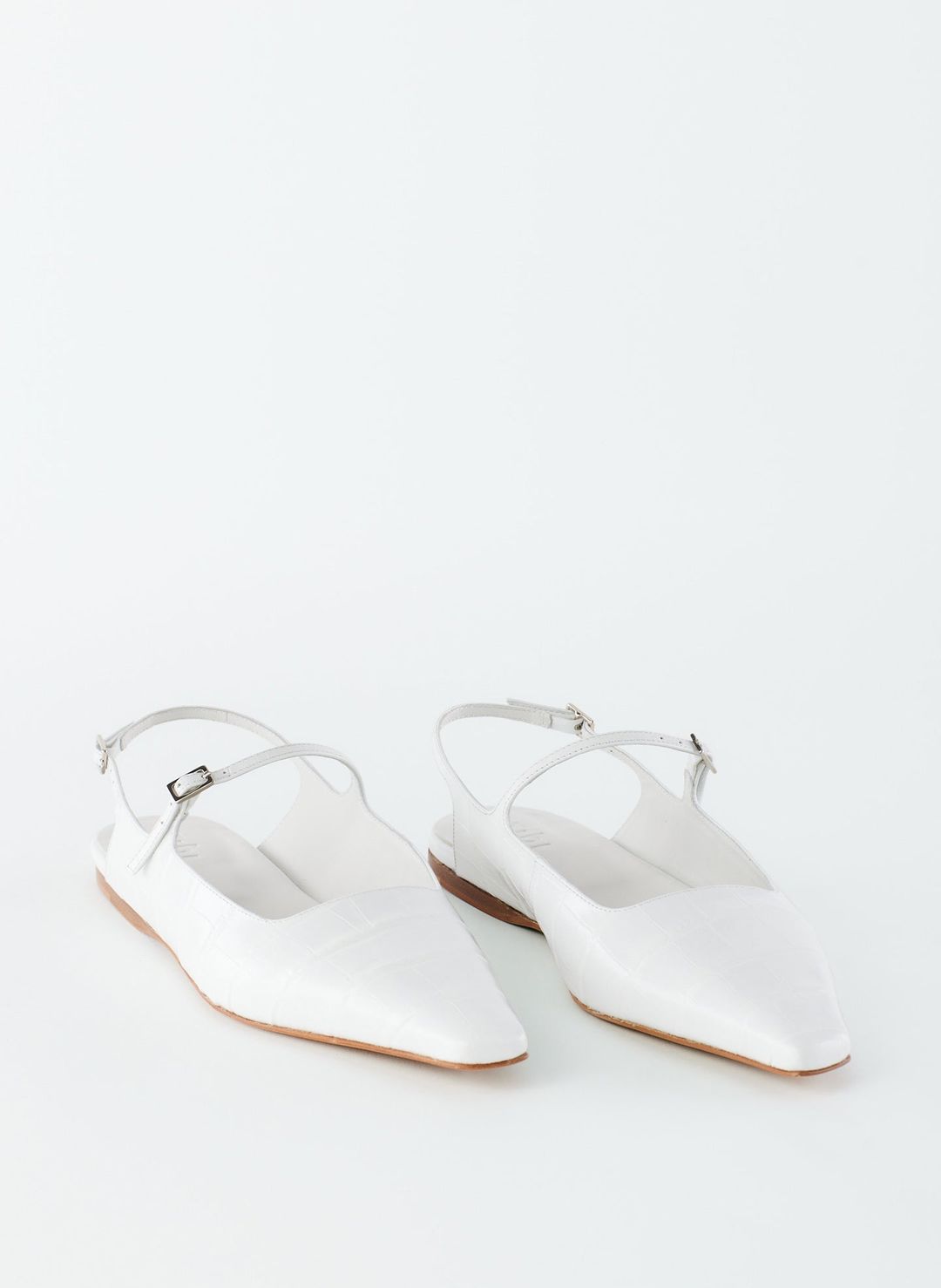 Croc Print Rudy Flat #3