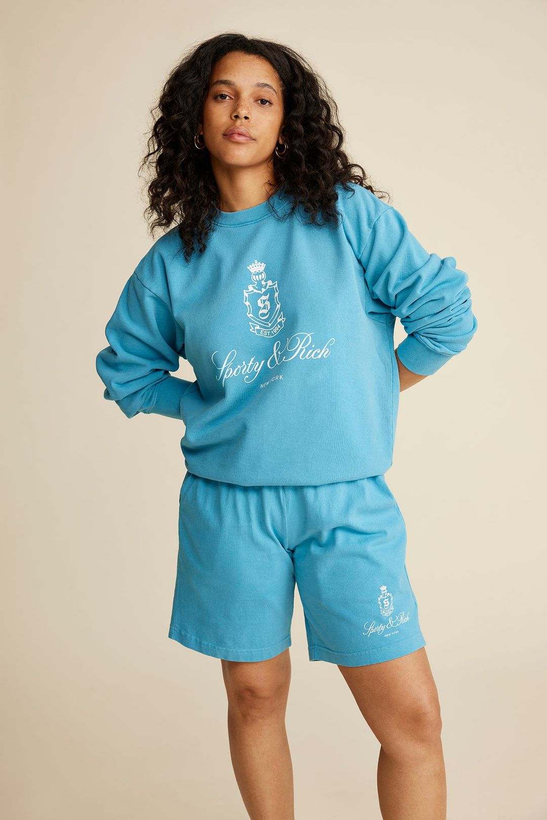 Vendome Crewneck - Olympic Blue/White #5