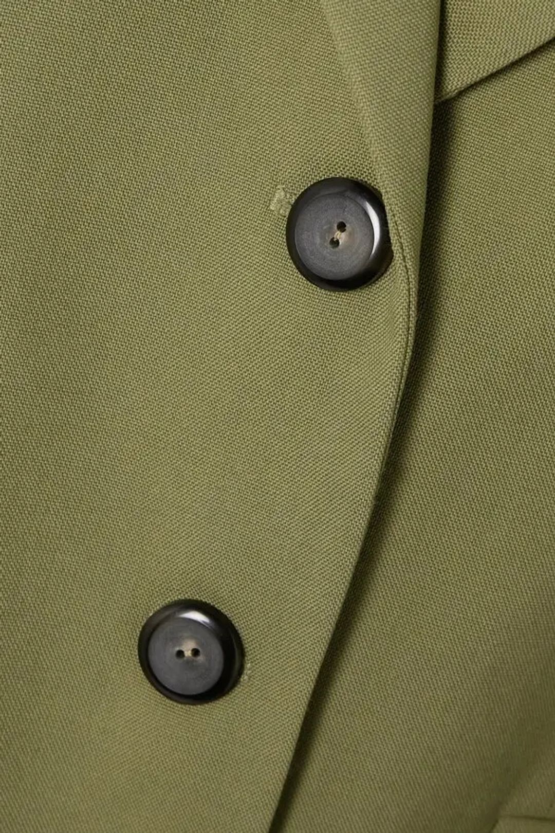 Oversized Grain De Poudre Wool Blazer #4