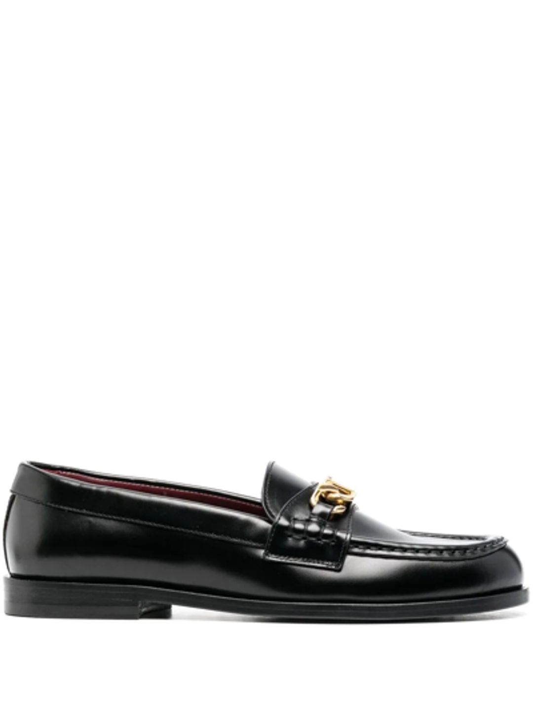 VCHAIN leather loafers in black #9