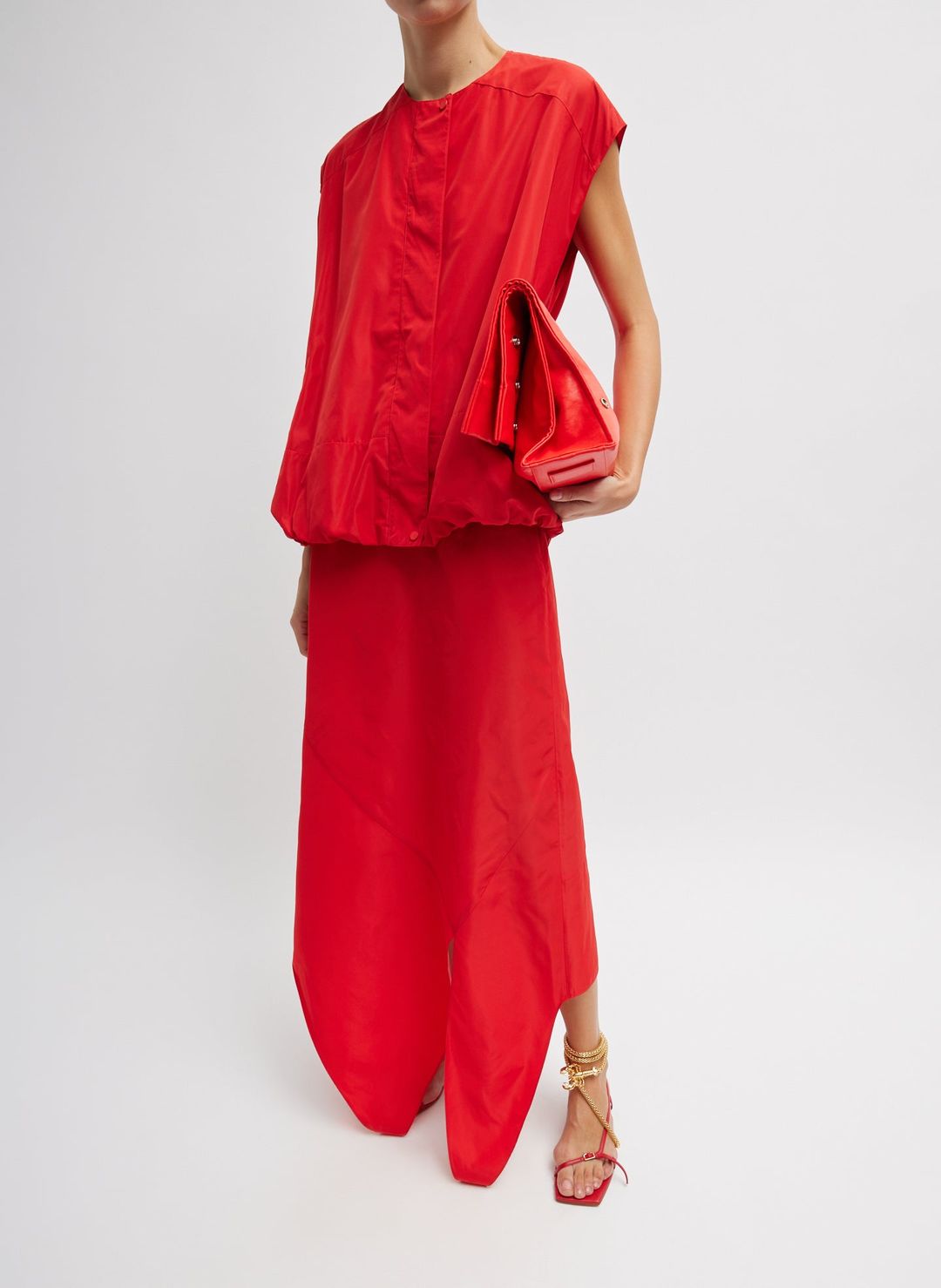 Italian Sporty Nylon Sleeveless Blousant Vest #7