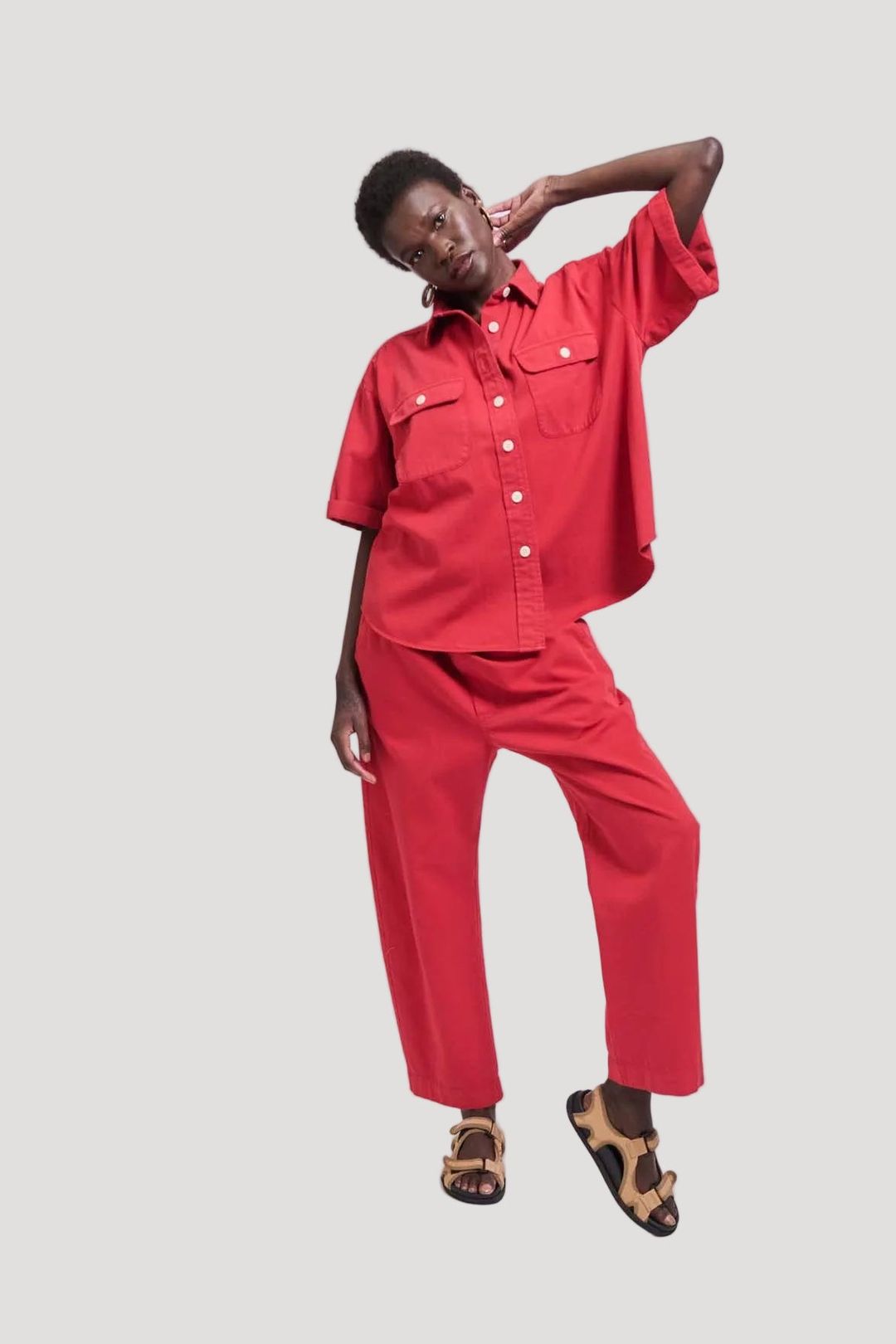 The Scout Shirt in Red