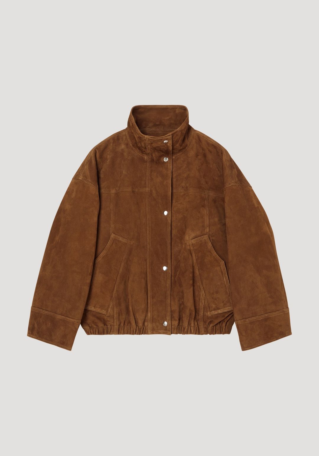 Reinvented suede jacket | cognac #6