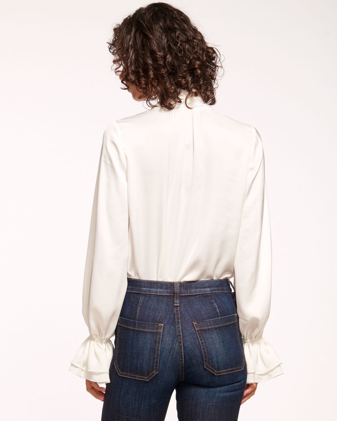 Tammy Tie-Front V-Neck Blouse #6