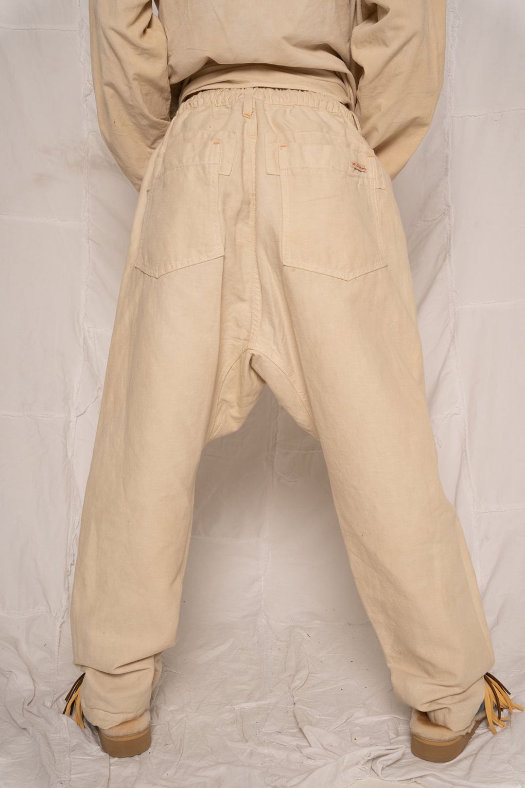 P63 Fatigue Military Hemp/Organic Cotton Uneven Dye Stone #7