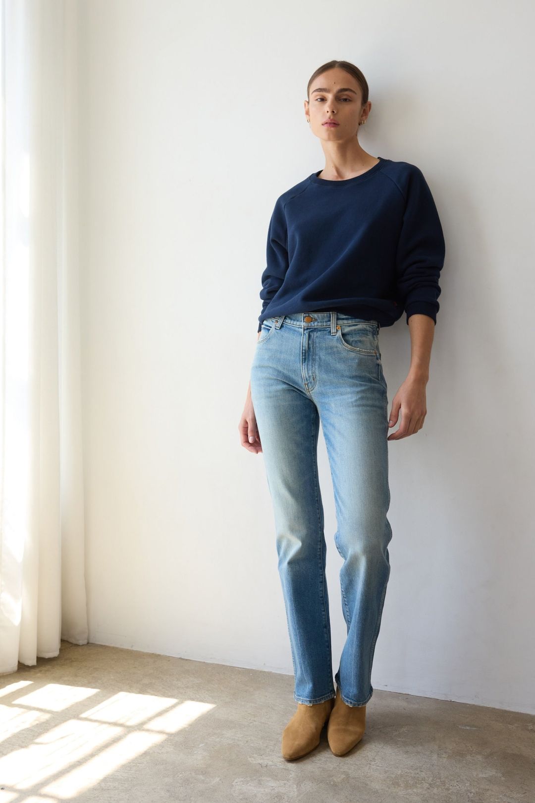 The Freddie Jean in Worn Indigo #4