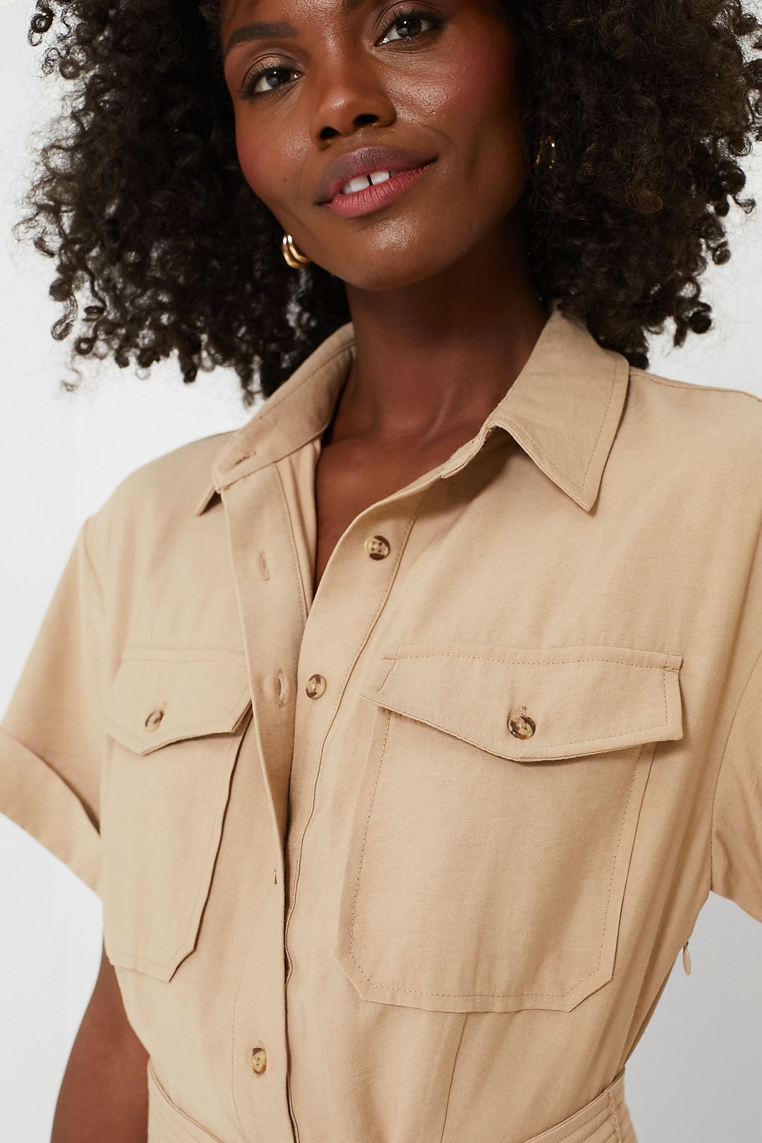 Tan Lucienne Maxi Dress #5