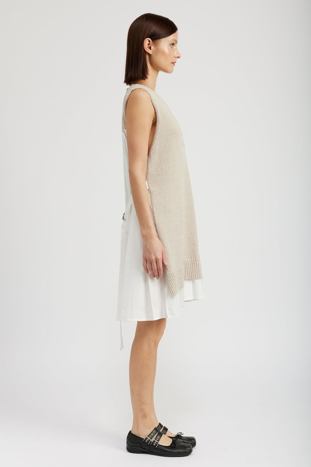 Whitney Mixed Media Mini Dress